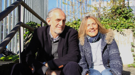 Alfonso Olaz y Lourdes Moratinos.