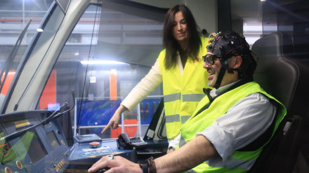 Así son los dispositivos usados para medir la actividad de los conductores del tranvía