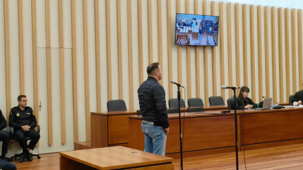 Juan Carlos Santórum, ante el tribunal de la sección quinta de la Audiencia Provincial de Pontevedra, con sede en Vigo.