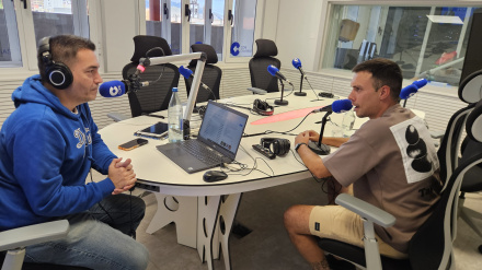 Yerai Martín, en la entrevista en Deportes Cope Tenerife con Juanjo Ramos.