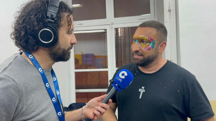 La previa con la comparsa de Jona