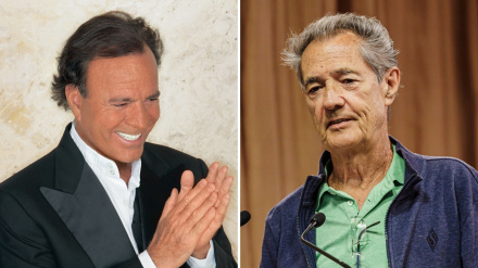 Collage de Julio Iglesias y Ramón Arcusa