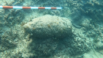Detonación controlada del obús  en playa de Denia
