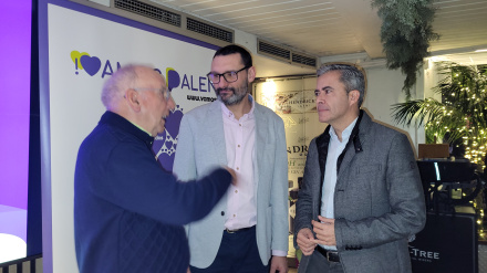 Los miembros de ¡Vamos Palencia! Fidel Ramos, Juan Jesús Acosta y Diego Isabel La Moneda