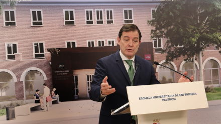 El presidente de la Junta de Castilla y León, Alfonso Fernández Mañueco