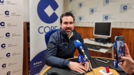 Antonio Ameijide, en los estudios de Cope Lugo