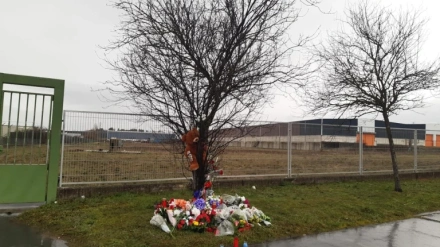 Lugar de la tragedia que segó la vida de Izaro y Cristian