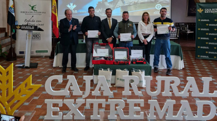 Foto de familia del Concurso de Poda de Ribera del Guadiana