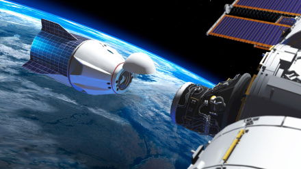 2J670R4 auto_awesomeEssayez avec cette orthographe : American spacecraft docking ISSvolume_up31 / 5?000Resultats de traductionamerican spacecraft docki