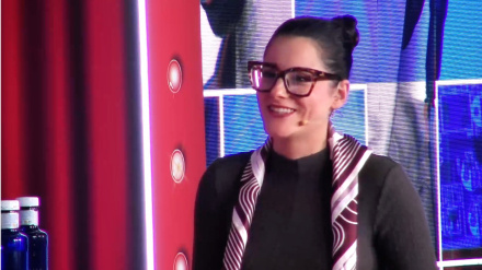 María Aperador, experta en ciberseguridad, durante Lo que viene