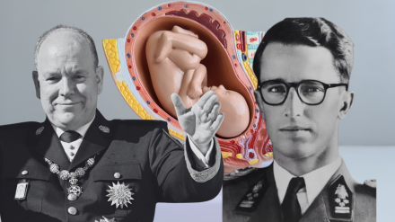 Alberto de Mónaco y Balduino de Bélgica