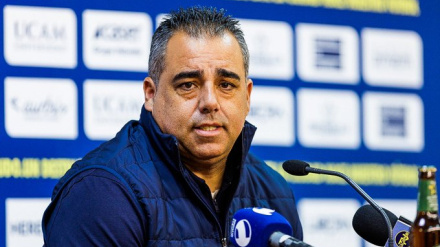 Germán Crespo repasa la victoria con tra Puente Genil