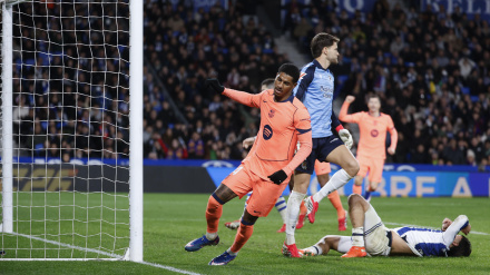 Rashford, autor del gol del empate del Barcelona ante la Real Sociedad