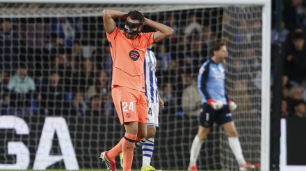 Eric García, en el Real Sociedad - Barcelona