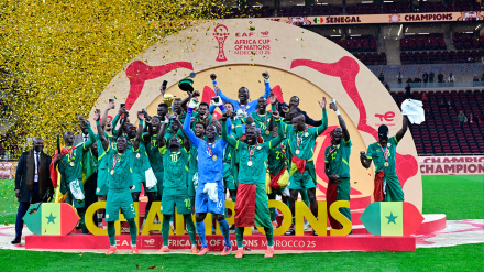 La selección de Senegal celebra la conquista de su segunda Copa África