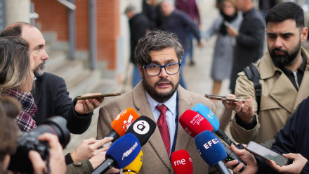 Álvaro Ortuño, familiar de las víctimas del naufragio de Indonesia- JORGE GIL/EUROPA PRESS