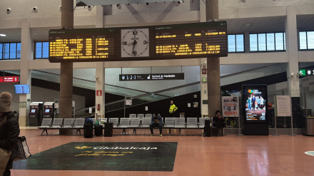 Estación AVE Ciudad Real esta mañana