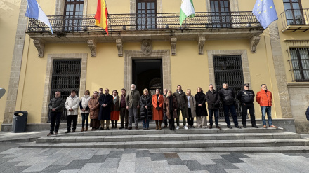 Minuto de silencio de la corporación municipal