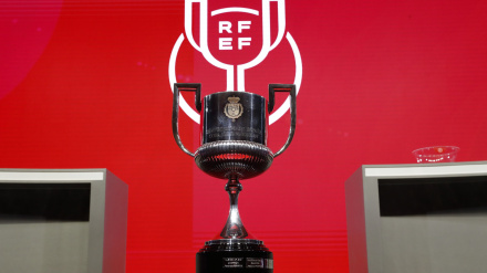 Imagen del trofeo de la Copa del Rey