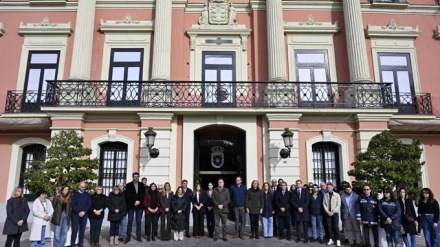 Minuto silencio Murcia en La Glorieta