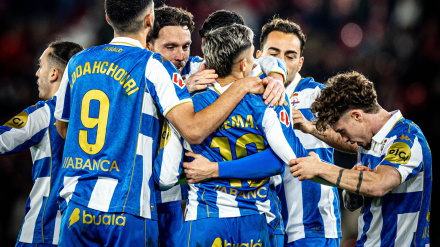 Celebración del Deportivo