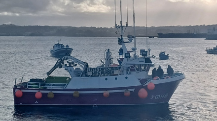 Protesta del sector pesquero en A Coruña