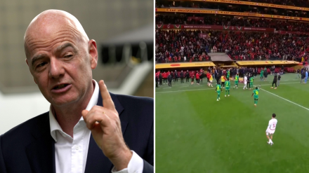 Infantino, muy duro con el comportamiento de los jugadores de Senegal