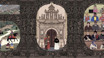 Candela Sierra dibuja los 500 años de la UGR