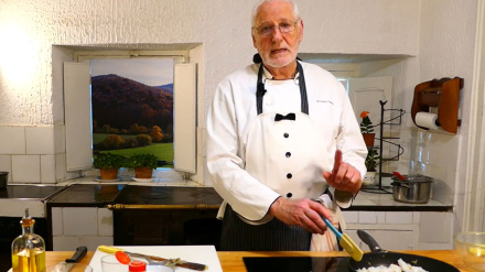 Antonio Teruel con una nueva receta