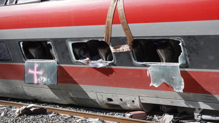 Vagones del tren Iryio siniestrado en el accidente ferroviario de Adamuz, Córdoba