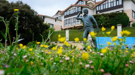 Imagen de la estatua de Severiano Ballesteros