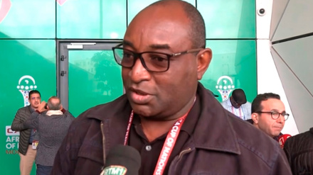 Mohamed Soumaré, especialista de fútbol de Mali, en la Copa África