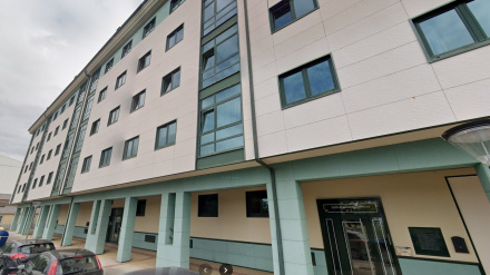 Edificio en el que se produjeron las detenciones, en Xuvia