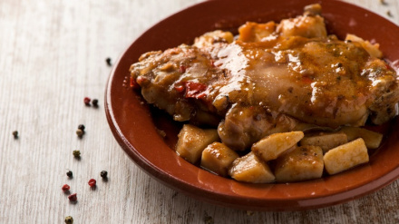 Plato de manitas de cerdo