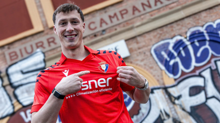 Jorge Herrando, futbolista de Osasuna