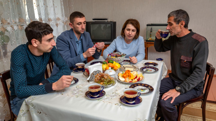 2CWYFXW YMCA Peace Project participant Artak Mkrtchyan and his brother live with his parents in the small town of Martouni in Nagorno-Karabakh, about five kilometers from the front line. The Caucasus Republic is fought between Armenia and Azerbaijan.