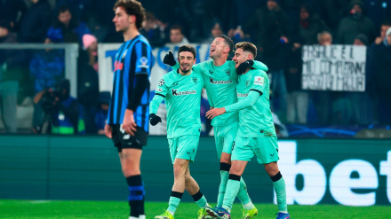Gol de Nico Serrano para el Athletic en Bérgamo frente al Atalanta