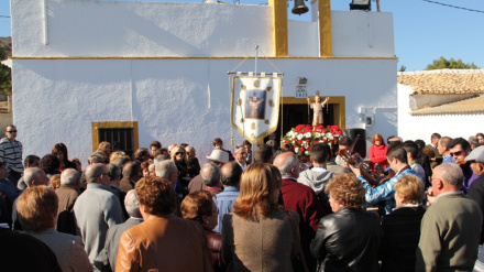 Romería del Niño de Nápoles a las puertas de su ermita, en una imagen de archivo