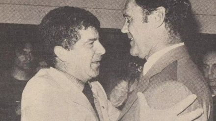 Müller con Contestí, ambos fallecidos este mes de Enero de 2026