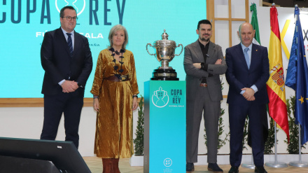 Acto de presentación de la final a cuatro de la Copa del Rey de fútbol sala en Cáceres
