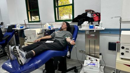 Donación de Sangre en el Centro de Tansfusión, Tejidos y Células de Sevilla