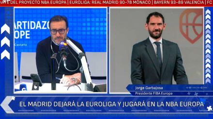Juanma Castaño entrevista a Jorge Garbajosa, presidente de FIBA Europa