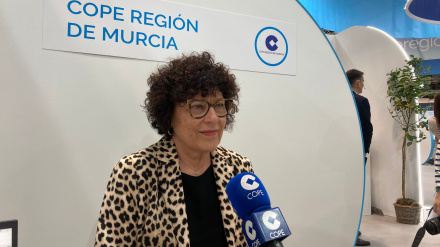 María de los Ángeles Túnez, alcaldesa de Puerto Lumbreras, en FITUR