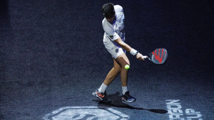 Juan Tello durante la Hexagon Cup