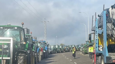 Tractorada en Coria en rechazo al acuerdo con Mercosur y los recortes de la PAC