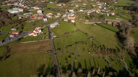 Imagen aérea de San Sadurniño
