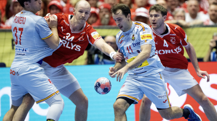 España-Dinamarca Europeo de balonmano