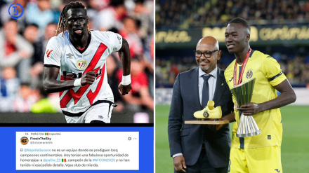El Rayo no homenajeó a Pathe Ciss, pero el Villarreal si lo hizo con Pape Gueye.
