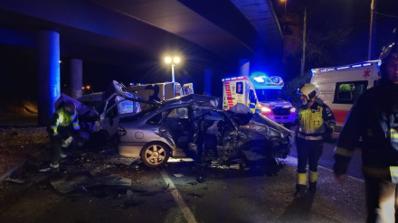 Accidente en San Martín del Rey Aurelio, en Asturias