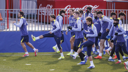 Entrenamiento del Atlético